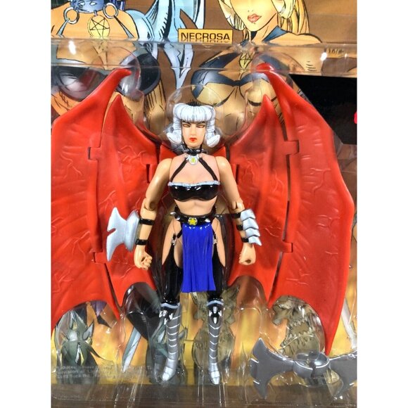 Sisters of Darkness Letha Action Figure 1998 Skybolt Vintage Lightning Comics - Picture 2 of 7